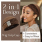 MYKURS Wig Grip Cap with Silicone Strip Non Slip, 2-in-1 Soft Wig Caps to Hold Wig in Place, Brown 2 PCS