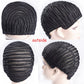 Refined Braided Wig Caps Crotchet Cornrows Cap For Easier Sew In Caps for Making Wig Glueless Hair Net Liner Crochet Wig Caps (Cornrows Caps, 3pcs)