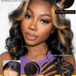 Sunber Bye Bye Knots 7x5 Lace Black with Caramel Blonde Highlights Body Wave Glueless Wigs Pre Everything Pre Cut 7x5 Lace Front Pre Plucked Pre Bleached Knots 150% Density 18Inch Put On and Go Wig