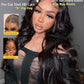 Sunber 13x4 HD Lace Loose Wave Human Hair with Drawstring Wig Upgrade 3D Cap Bye Bye Knots Pre Cut13X4 Lace Front Put On and Go 3S Wear Glueless Wigs Pre Plucked Pre Bleached Invisible Knots 18Inch