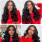 KLAIYI Wear And Go Glueless Wig Bye Bye Knots 13x4Precut Lace Front Wigs Human Hair Loose Body Wave Wig Pre Bleached Pre Everything Pre Plucked with Baby Hair 3S Ready to Wear Beginner Friendly 28Inch