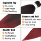 Ubeleco 8 Packs Pre-stretched Braiding Hair,20 Inch Ombre Braiding Hair Professional Soft Yaki Texture,No Itch, Hot Water Setting Hair Extensions for Braids (20in,1B/900)
