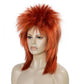 BESTBEL 80s Wig Ginger Mullet Wig Rocking Diva Wigs Funny Rocker Punk Hair