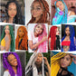 Braiding Hair Pre Stretched 24 inch 3 Packs Braiding Hair Professional Yaki Synthetic Hot Water Setting, Easy To Install Hair for Braiding (24in,Pink)