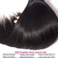 SIIKAP Straight Human Hair Bundles 100% Unprocessed 12A Brazilian Virgin Hair 14 14 14 Inch Straight Bundles Human Hair Double Weft 3 Bundles Straight Weave Natural Black