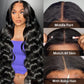 PYY 13x4 HD Lace Front Wig Human Hair, Body Wave Wig with Pre-Plucked Natural Hairline, 250 Density, Raw Human Hair Soft, Full, Glueless Wig for Women, 28 Inch Natural Color