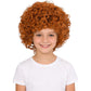 incohair Kids Orange Wig 70s 80s Short Curly Orange Red Hair for Girls & Boys Soft Breathable Synthetic Fibers Cospaly Party Daily Wigs Unisex