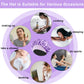 4PCS Silk Bonnet for Sleeping - Satin Bonnets for Black Women & Men, Elastic Wide Band Hair Wrap Cap for Curly Hair, Shower Cap (Black, Sapphire Blue, Pink, Purple)