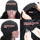 UNICE Headband Human Hair Wig Water Wave Glueless None Lace Front Headband Wig Brazilian Virgin Hair Wigs for Women 150% Density (20 inch)