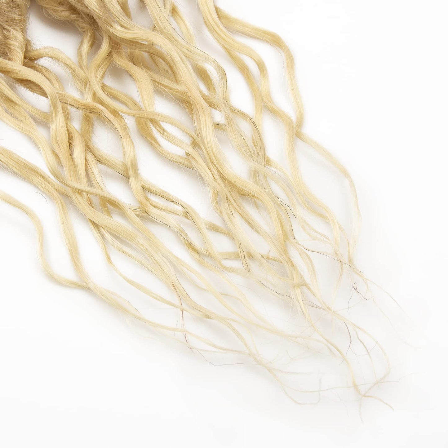Faux Locs Crochet Hair 24Inch Goddess Locs Crochet Hair, 6Packs Pre Looped Wavy Locs Soft Locs Curly Ends Dreadlocks Faux Crochet Locs Synthetic Crochet Braids Hair Extensions (1B/30/613, 24'')