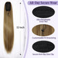 ORSUNCER Drawstring Ponytail Extension, Long Straight Pony Tails Hair Extensions Natural Soft Clip in Ponytail for Women Synthetic Hairpieces