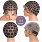 Suntefic Braided Wig Cap With Baby Hair Crochet Wig Cap For Crochet Braids Hair Glueless Double Full Hd Lace Wig Caps For Black Women (Black-123)