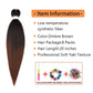 Ubeleco 8 Packs Pre-stretched Braiding Hair,20 Inch Ombre Braiding Hair Professional Soft Yaki Texture, No Itch, Hot Water Setting Hair Extensions for Braids (20in,1B/30)