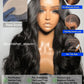 Sunber 13x4 Pre-Everything Wig With Loose Wave Face-Framing Layers And Side-Swept Bangs With Drawstring 180% Density 26Inch