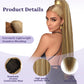 ORSUNCER Drawstring Ponytail Extension, Long Straight Pony Tails Hair Extensions Natural Soft Clip in Ponytail for Women Synthetic Hairpieces