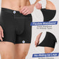 BAMBOO COOL Mens Underwear Ultra Soft & Breathable Boxer Briefs Moisture Wicking Tagless 3D Pouch 4 Pack