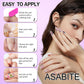 24 Pcs Nude Press on Nails Medium Almond Fake Nails with Glue Artificial Acrylic Nails Press ons with Golden Glitter Leaf Design Full Cover Reusable Stick on Nail for Women Girls Daily Wear