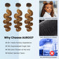 AUROO Highlight Human Hair Bundles Brazilian Body Wave Single Bundles Human Hair 10inch, 100% Virgin Hair Bundles Honey Blonde Ombre Wavy 4/27 For Women Colored Human Hair Sew In Weave 10A Remy Bundle
