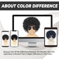 DARLIN HAIR 70s Afro Wig Men,Short Black Natural Curly Fluffy Synthetic Wigs for Disco Halloween Cosplay Use