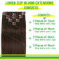 LORIEN Clip in Hair Extensions Real Human Hair, 18 Inch 100g, 4 Dark Brown, Clip in 100% Brazilian Remy Human Hair Extensions 8pcs Per Set with 18 Clips Double Weft