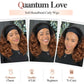 Quantum Love Yaki Curly Headband Wigs for Black Women Kinky Straight Ombre Brown Headband Curly Ends Synthetic Wear and Go Glueless half Wig with Headbands Attached