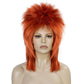BESTBEL 80s Wig Ginger Mullet Wig Rocking Diva Wigs Funny Rocker Punk Hair
