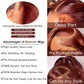 Reddish Brown Lace Front Wigs Human Hair Pre Plucked 200% Density Body Wave Auburn Colored Human Hair Wig 13x4 HD Lace Front Wigs Human Hair For Women Lace Frontal Wig 28 inch