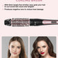 6 in 1 Curling Iron, 3 Barrel Curling Iron Set with Curling Brush (1.5inch) and 5 Interchangeable Ceramic Curling Wand(0.35"-1.25"), 2 Temp Heating Setting, Contain Comb & Protective Glove & 2 Clips
