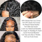 QTHAIR 14A Water Wave Transparent HD Lace Closure 4x4 Lace Closure Free Part Closure Water Wave Human Hair Closure 14" #1b 150% Density Unprocessed Wet and Wavy Virgin Human Hair Lace Frontal Closure