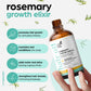 ArtNaturals Organic Rosemary & Castor Hair Growth Oil + Scalp Massager Set – Hair Styling Oils for Dry, Itchy Scalp, Thickening & Hydration - Scalp Oil Products For Damaged Hair & Split Ends – 4.0 oz