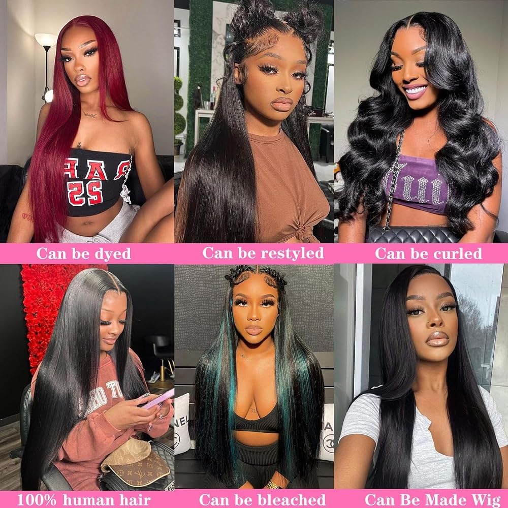 10A Straight Bundles Human Hair 14 16 18 Inch 100% Unprocessed Virgin Brazilian Straight Human Hair Weave 3 Bundles Natural Black Color
