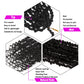 BILEAF Pre-twisted Passion Twist Crochet Hair for Women 8 Packs Curly Crochet Hair Pre Looped 12 Inch Ombre Passion Twist Hair, Short Passion Twists Hair Crochet Passion Twists Crochet Boho Braids 1B