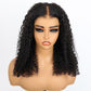 ISEE M-Cap Kinky Curly Wear Go Glueless Wigs Human Hair Pre Plucked Pre Cut Bleached Knots 9x6 HD Lace Glueless Human Hair Wigs For Women 20 Inch