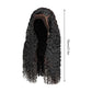 YruYptpaln Water Wave Lace Front Wigs Unice Hair Glueless Wigs Wet and Wavy Lace Front Wigs U Part Wigs for Graduation Ceremony(1A, 27.5 Inch)