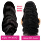 oveflect 30 Inch 13x6 Lace Front Wigs Human Hair 200 Density Body Wave HD Lace Front Wigs Human Hair Pre Plucked Natural Color Glueless Wig 100% Virgin Human Hair Lace Front Wigs for Women