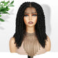 Fancy Hair Full Lace Short Passion Twist Wig with Baby Hair Lace Front Knotless Braided Twist Wig for Black Women (Natural Black)