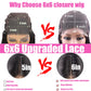 Bob Wig Human Hair Glueless 6x6 Hd Lace Closure Bob Wigs for Women Pre Plucked Bleach Knots Straight Short Bob Lace Front Wigs with Baby Hair Unprocessed Brazilian Virgin Hair Natural Black 12 Inch