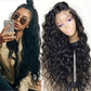 SISIFIRE Deep Wave Lace Front Wigs 13x4 Body Wave Lace Front Wigs for Women Synthetic HD Lace Front Wig Pre Plucked Natural Hairline Glueless Frontal Wigs for Women