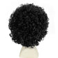 incohair Kids Wig 70s 80s Short Curly Black Wig for Girl and Boy Rock Cosplay Costume Hair Soft Breathable Synthetic Fibers Daily Fashion Party Wig Unisex