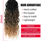 Faux Locs Crochet Hair 24Inch Goddess Locs Crochet Hair, 6Packs Crochet Locs Soft Locs Curly Ends Boho Faux Locs Synthetic Locs Crochet Hair Crochet Braids for Black Women Human Hair(1B/4/30, 24'')