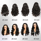 KADOYEE Body Wave Lace Front Wigs Human Hair 180 Density 13x4 HD Lace Front Wigs Human Hair Pre Plucked Glueless Wigs Human Hair Frontal Wigs with Baby Hair for Black Women 28 Inch