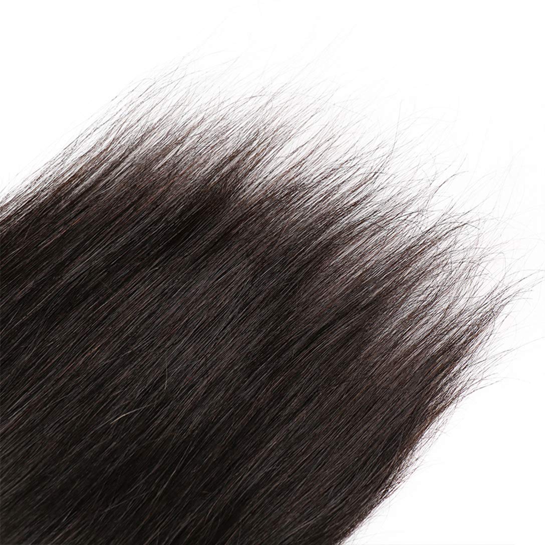 RN BEAUTY Brazilian Straight Virgin Hair 4 Bundles Deals Mink Unprocessed Remy Hair Good Cheap Weave Wefts Human Hair Extensions 50g/Piece 200Gram Natural Black Color 10 10 10 10 Inches