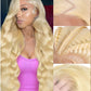 Femca 613 13x6 Lace Front Wig Human Hair Blonde Wig Human Hair 200 Density HD Lace Frontal Wig Pre Plucked 100% Real Human Hair Longer Life No Tangle Minimal Shedding 22 Inch