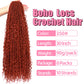 Soft Boho Locs Crochet Hair for Black Women-30 Inch 8 Packs Goddess Faux Locs Crochet Human Hair Feeling Pre Looped with Curly Ends (#350, 30 Inch(Pack of 8))