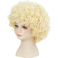 incohair 70s 80s Short Blonde Wig for Boy and Girls Kids Blonde Wig Music Party Halloween Costume Wig Unisex (Light Blonde)