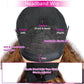 Ombre Highlight Headband Wig Human Hair #4/27 Colored Kinky Curly Headband Wig for Black Women Glueless None Lace Front Human Hair Wigs Brazilian Virgin Hair Wear and Go Wigs 150% Density 14 Inch