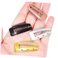 CRILSTYLEO 8pcs Wig Pin to Secure Wig Hair Extension Clips Beret Clips Hair Extension Clip Tools Wig Making Clip Kit Hair Extensions Clip Pin Chunni Clips with Safety Pins Wig Clips Metal