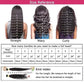 Yavida Water Wave Human Hair Bundles Wet and Wavy Human Hair Bundles Brazilian Unprocessed Remy Hair Water Wave Weave Extensions 22 24 26 Inch Natural Black