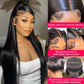 Nawpum 26 Inch 13x6 Lace Front Human Hair Wigs 180 Density Pre Plucked Straight HD Lace Wigs Human Hair 13x6 Straight Lace Frontal Wigs Human Hair Wigs for Women Glueless Wig