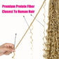 Boho Crochet Braids Pure Protein Fiber Close to Human Hair 24 Inch Goddess Box Braids with Soft Curls Bohemian Braids Crochet Hair for Black Women (24Inch #27/613)